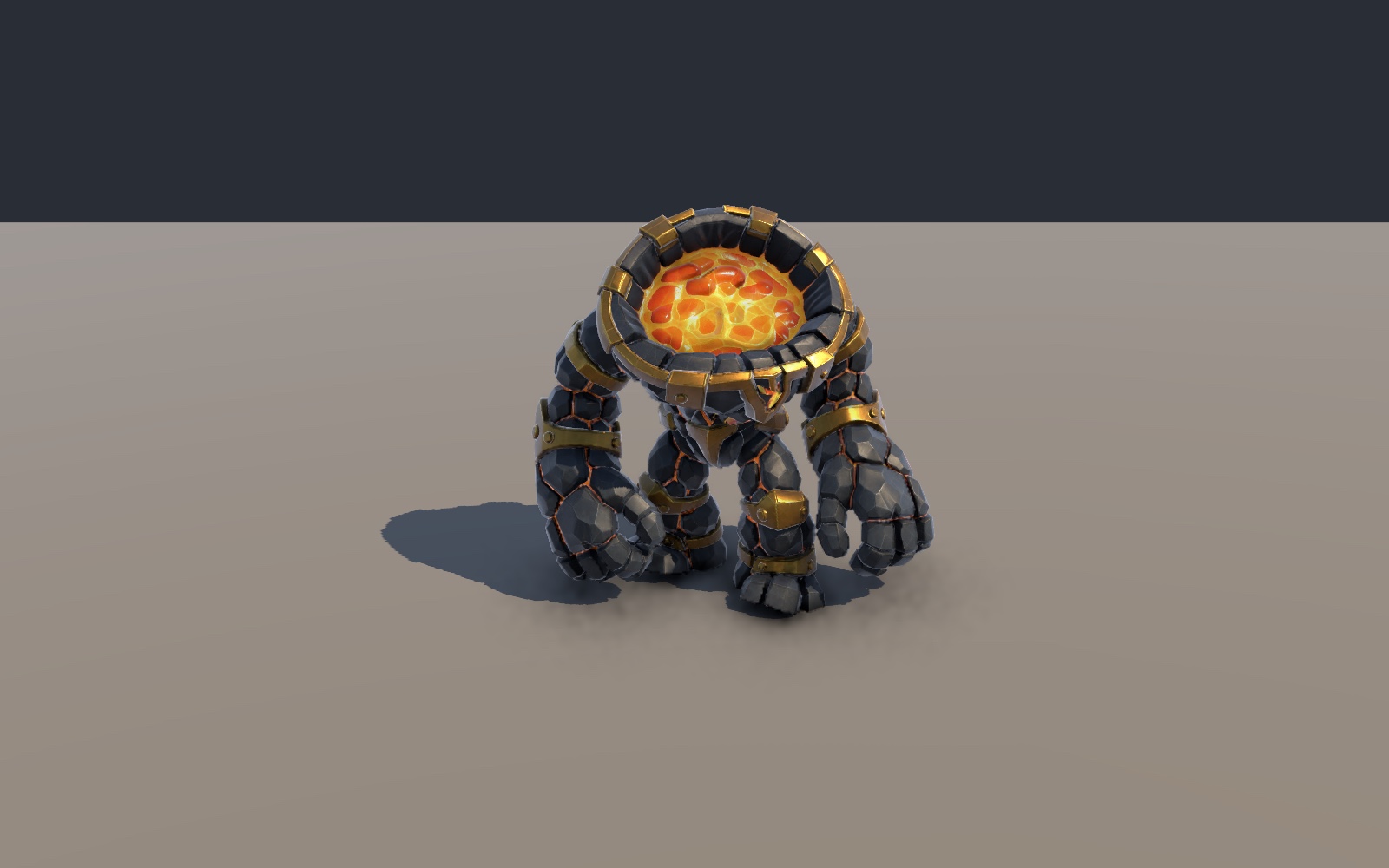 Kraterrufer 3D Render